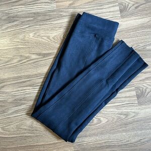Spanx tall suede leggings